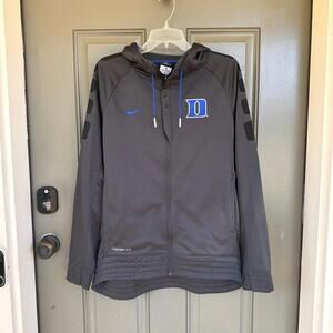 Nike Black Duke Blue‎ Devils Showtime Performance Full-Zip Hoodie Medium